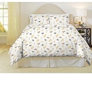 Heavy Weight Flannel Duvet Set - Full/Queen - Cream